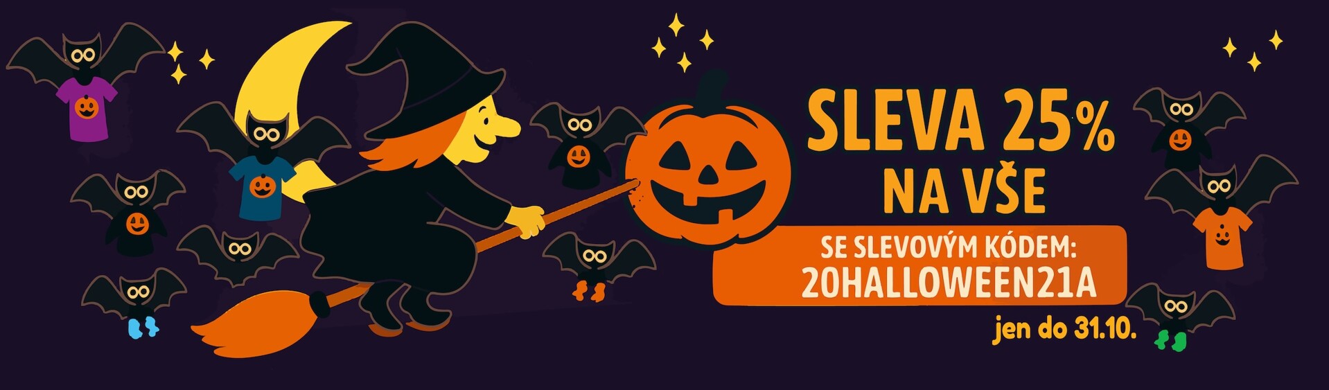 Halloweenska sleva