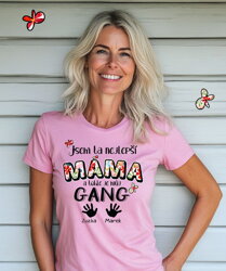 Nejlepší máma a gang ttičko s potiskem