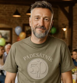 Trička k 50 narozeninam tip na darek