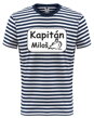 Tričko UNISEX - Kapitán + tvé jméno