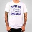 Originálne a zábavne tričko z kolekcie povolanie a hobby,pre inžiniérov a inžiniérky-Tričko Trust me I'm an engineer