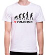 Originálne a vtipné tričko s mobilom smartphonom zo série Evolúcia-Tričko Smartphone evolúcia