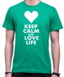 Tričko KEEP CALM AND LOVE LIFE