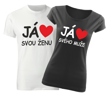 Tričko Já miluji svou ženu / muže