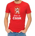 Originálne retro tričko s potlačou znaku Československa,s československým motívom  -Born in ČSSR