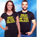 Trička pro páry - The best boyfriend / girlfriend in the galaxy