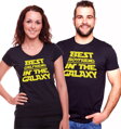 Trička pro páry - The best boyfriend / girlfriend in the galaxy