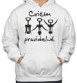 Vinařska mikina - Cvičím pravidelně
