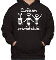 Vinařska mikina - Cvičím pravidelně