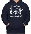 Vinařska mikina - Cvičím pravidelně
