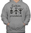 Vinařska mikina - Cvičím pravidelně