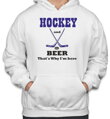 Mikina - Hockey and Beer, that's why i'm here