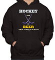 Mikina - Hockey and Beer, that's why i'm here