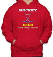 Mikina - Hockey and Beer, that's why i'm here