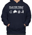 Motorkářska mikina - Plan for today