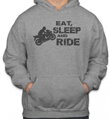 Motorkářská mikina - Eat, sleep and ride
