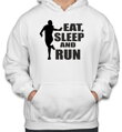 Běžecká mikina - Eat, sleep and run