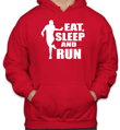 Běžecká mikina - Eat, sleep and run