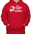 Mikina - Eat, sleep and fight