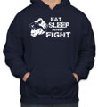 Mikina - Eat, sleep and fight