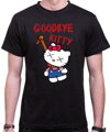 Pánske netradičné tričko pre milovníkov legendárnej postavičky a vtipu-Tričko - Good bye Kitty (UNISEX)
