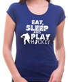 Tričko - Eat, sleep and play hockey
