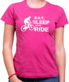 Cyklistické tričko - Eat, sleep and ride on bike