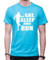 Běžecké tričko - Eat, sleep and run