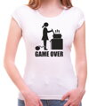 Dámske tričko - GAME OVER cooking