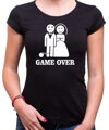 Originálne a vtipné tričko zo série rozlúčka so slobodou s motívom svadby- 