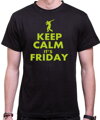 Tričko KEEP CALM IT'S FRIDAY