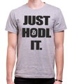 Krypto tričko - Just hodl it.