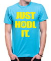 Krypto tričko - Just hodl it.