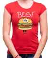 Dámská kamarádská trička - BEST FRIENDS - Fast food :) (cena za 2ks)