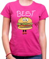 Dámská kamarádská trička - BEST FRIENDS - Fast food :) (cena za 2ks)