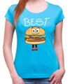 Dámská kamarádská trička - BEST FRIENDS - Fast food :) (cena za 2ks)