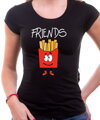 Dámská kamarádská trička - BEST FRIENDS - Fast food :) (cena za 2ks)