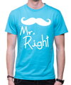 Pánské / dámské tričko Mr. Right/Mrs. Always Right