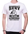 Narozeninový originální pánský dárek pro každého automechanika-Pánské vtipné tričko ze serie povolání / hobby-Tričko pro automechaniky - Nesnáším být sexy