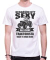 Narozeninový originální pánský dárek pro každého traktoristu-Pánské vtipné tričko ze serie povolání / hobby-Tričko pro traktoristy - Nesnáším být sexy