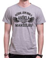 Tričko - Požádal/a jsem boha o anděla a on mi seslal mou manželku/manžela