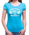 Tričko - Požádal/a jsem boha o anděla a on mi seslal mou manželku/manžela