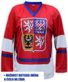 Hokejový dres - Česká republika -červený
