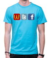 Tričko - WTF Social sites
