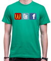 Tričko - WTF Social sites