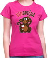 Vinařské tričko - Vínopička s opičkou