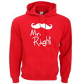 Pánska/dámska mikina Mr. Right/Mrs. Always Right