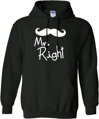 Pánska/dámska mikina Mr. Right/Mrs. Always Right