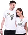 Partnerská trička - Šroub a matka (dámske+pánske tričko)