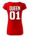 Pánské / dámské tričko KING 01 - QUEEN 01 (cena za 1ks)